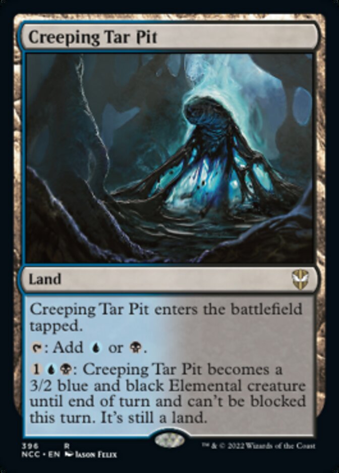 Creeping Tar Pit [Streets of New Capenna Commander] | Gamers Paradise