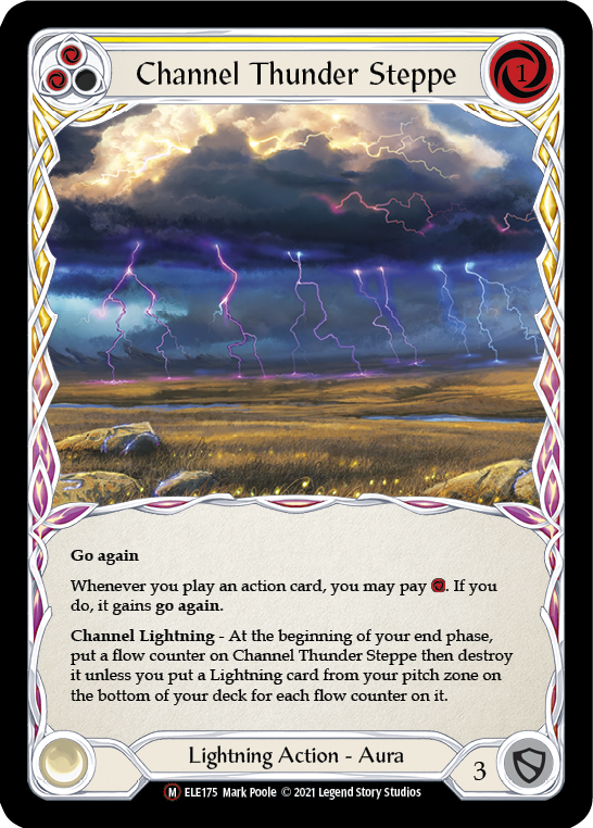 Channel Thunder Steppe [U-ELE175] Unlimited Rainbow Foil | Gamers Paradise