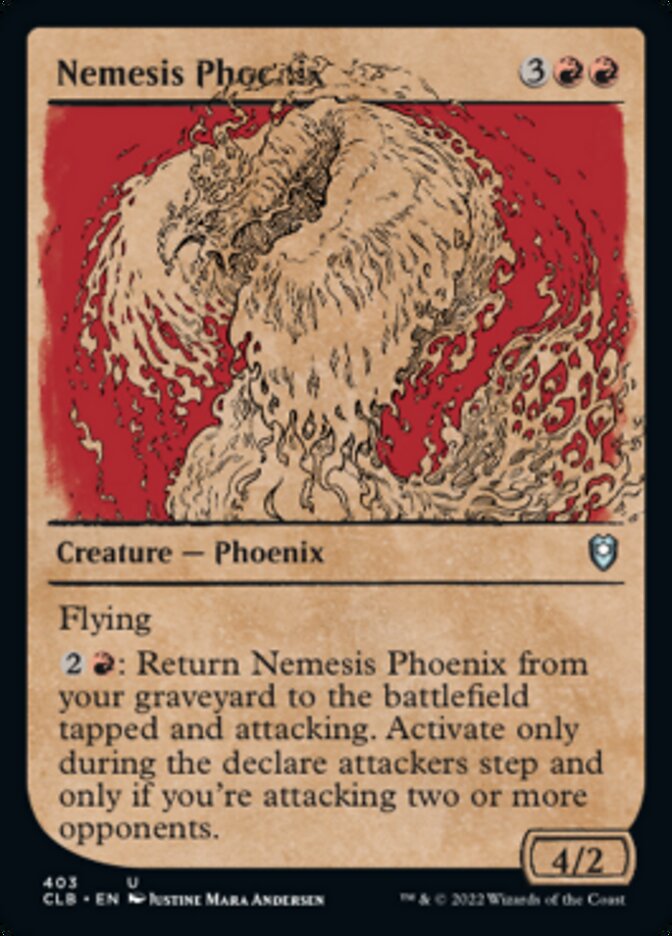 Nemesis Phoenix (Showcase) [Commander Legends: Battle for Baldur's Gate] | Gamers Paradise