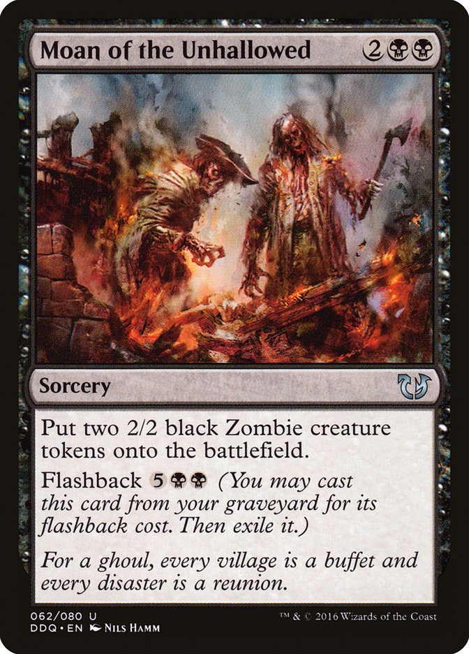 Moan of the Unhallowed [Duel Decks: Blessed vs. Cursed] | Gamers Paradise