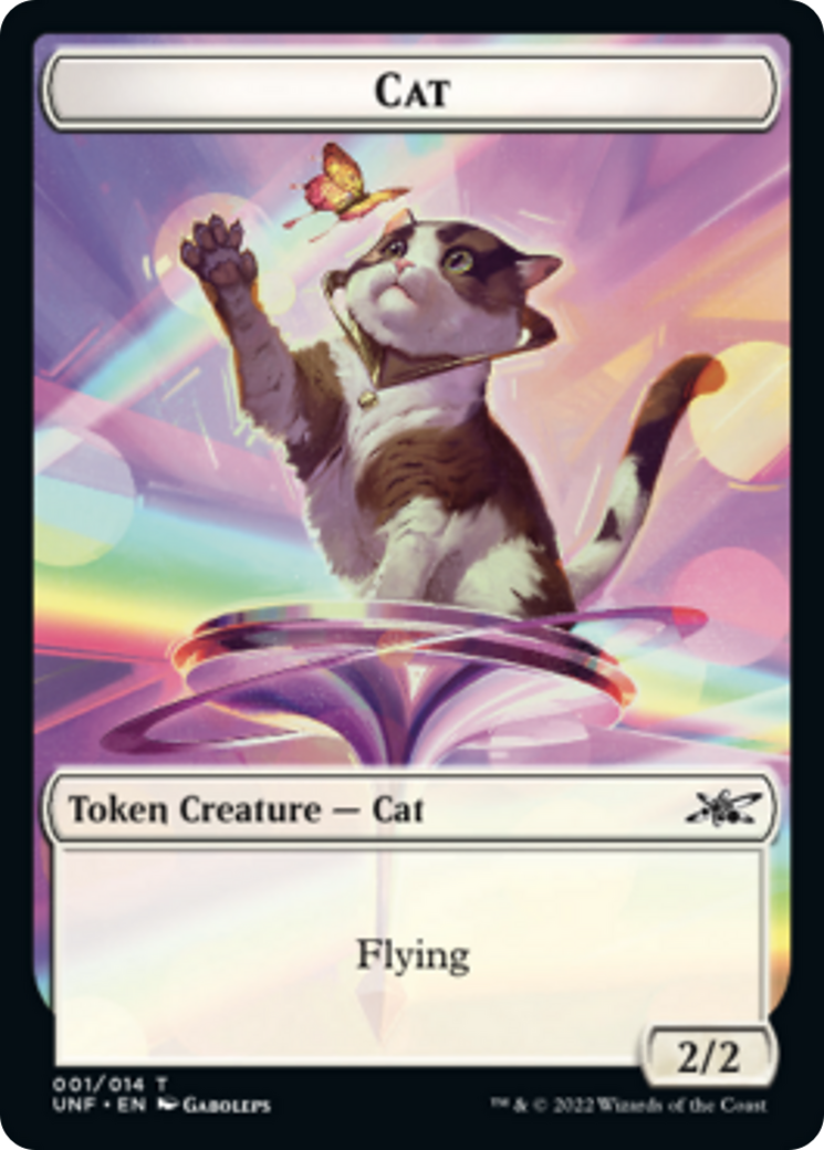 Cat // Food (11) Double-Sided Token [Unfinity Tokens] | Gamers Paradise