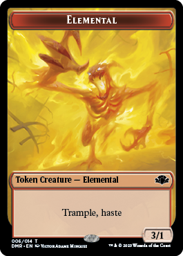 Insect // Elemental Double-Sided Token [Dominaria Remastered Tokens] | Gamers Paradise