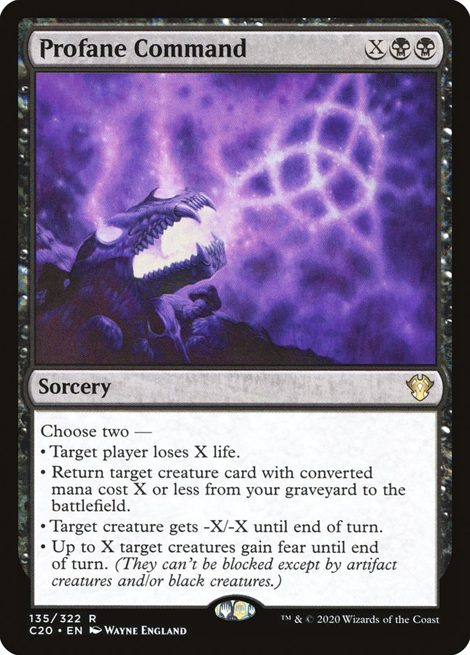 Profane Command [Commander 2020] | Gamers Paradise