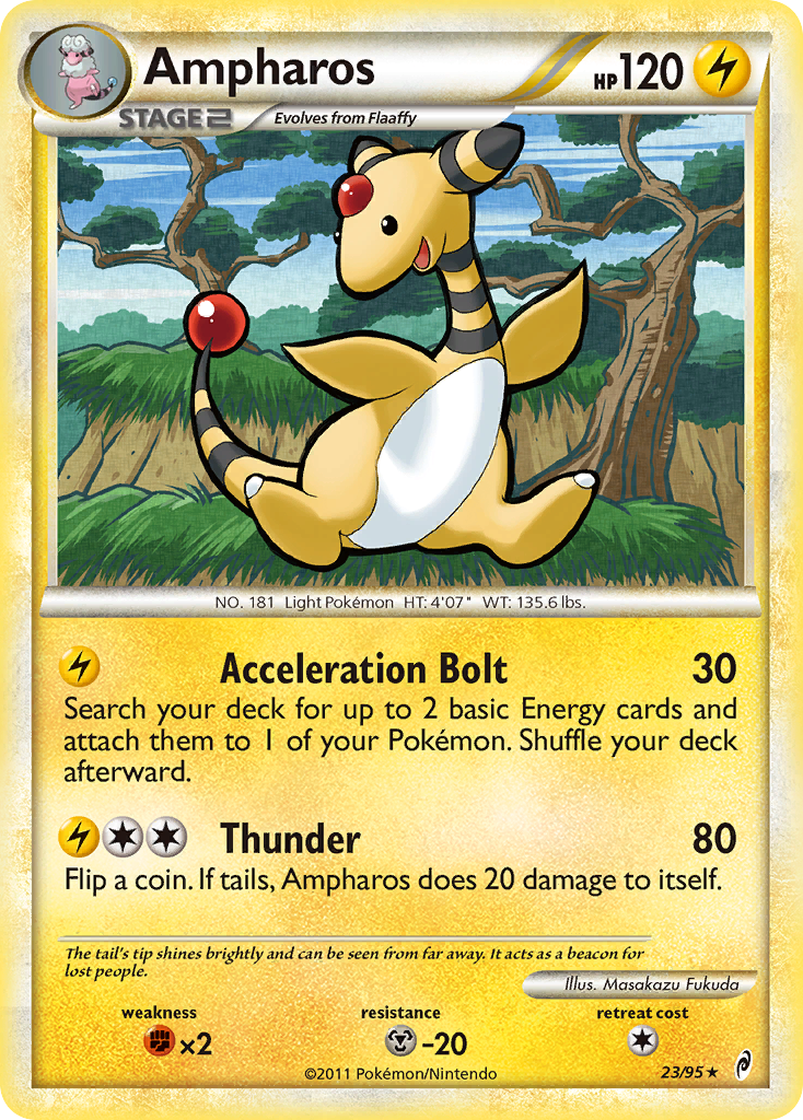 Ampharos (23/95) [HeartGold & SoulSilver: Call of Legends] | Gamers Paradise