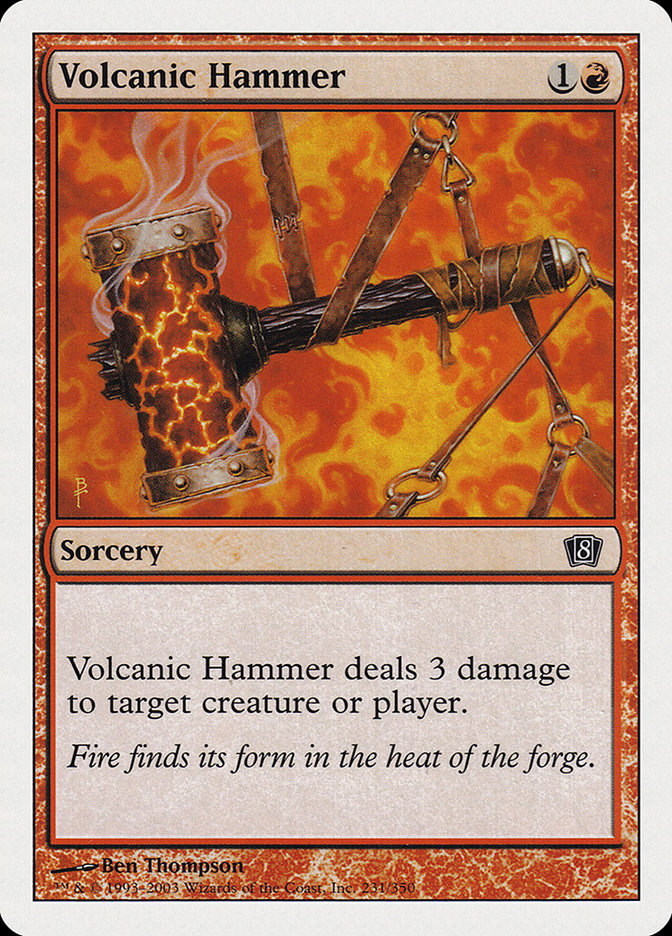 Volcanic Hammer [Eighth Edition] | Gamers Paradise