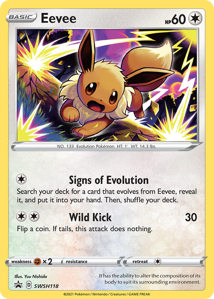 Eevee (SWSH118) [Sword & Shield: Black Star Promos] | Gamers Paradise