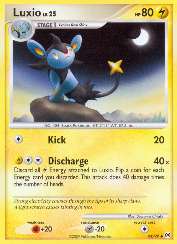 Luxio (43/99) [Platinum: Arceus] | Gamers Paradise