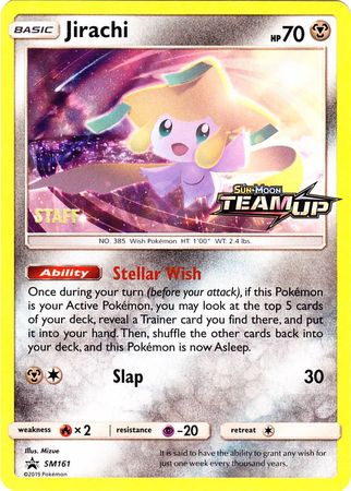 Jirachi (SM161) (Staff) [Sun & Moon: Black Star Promos] | Gamers Paradise