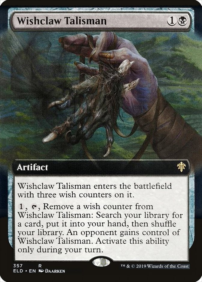 Wishclaw Talisman (Extended Art) [Throne of Eldraine] | Gamers Paradise