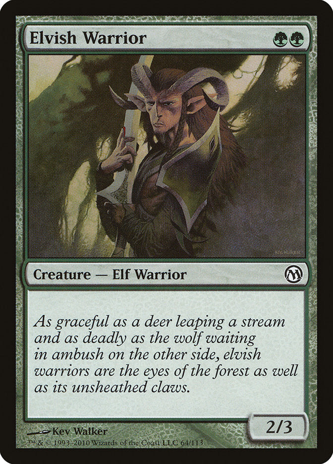 Elvish Warrior [Duels of the Planeswalkers] | Gamers Paradise