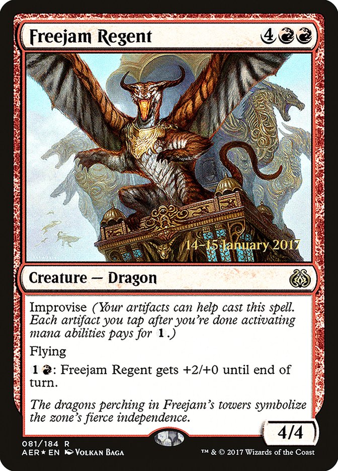 Freejam Regent [Aether Revolt Prerelease Promos] | Gamers Paradise