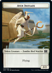 Spider // Aven Initiate Double-Sided Token [Double Masters 2022 Tokens] | Gamers Paradise