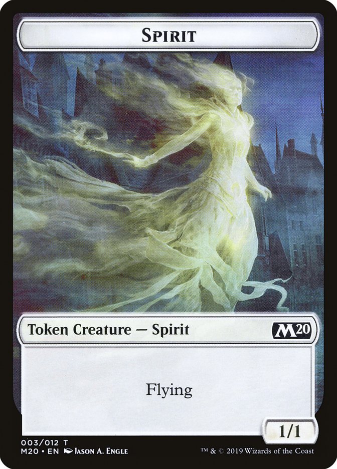 Spirit Token [Core Set 2020 Tokens] | Gamers Paradise