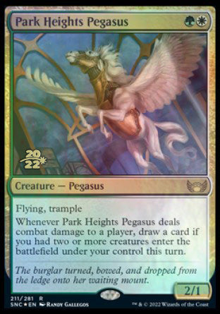 Park Heights Pegasus [Streets of New Capenna Prerelease Promos] | Gamers Paradise