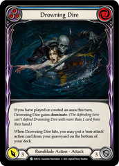 Drowning Dire (Blue) [EVR112] (Everfest)  1st Edition Rainbow Foil | Gamers Paradise