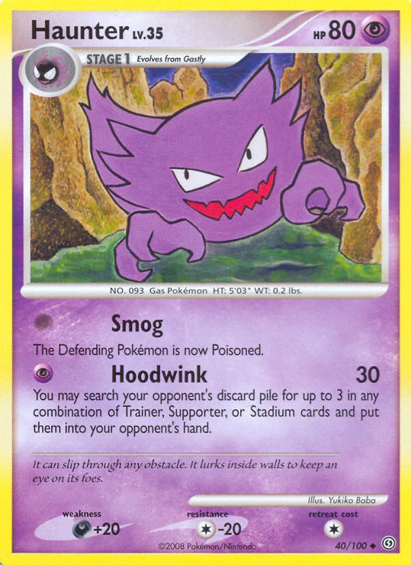 Haunter (40/100) [Diamond & Pearl: Stormfront] | Gamers Paradise