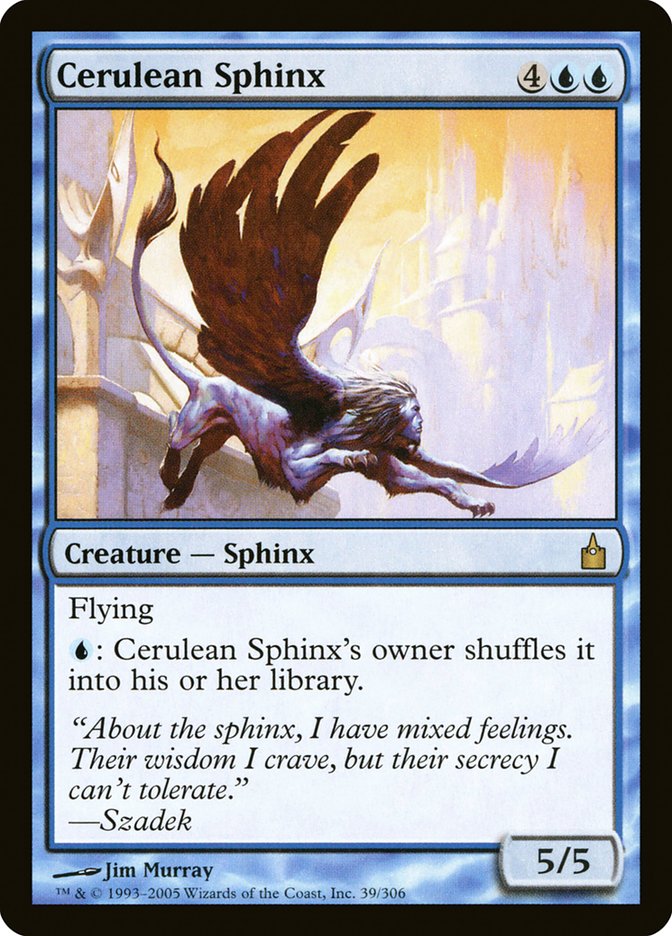 Cerulean Sphinx [Ravnica: City of Guilds] | Gamers Paradise