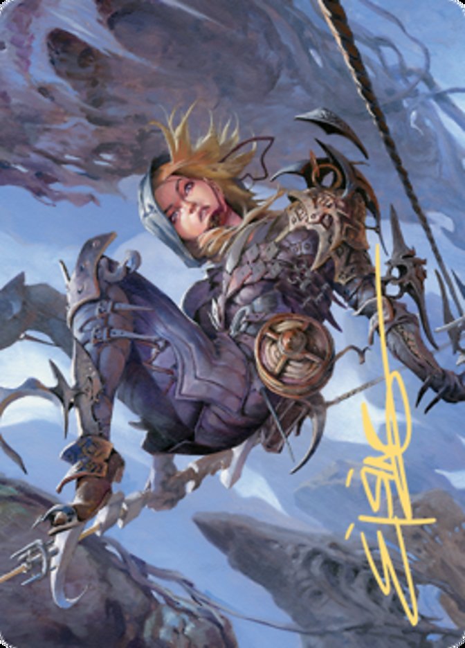 Blackbloom Rogue Art Card (Gold-Stamped Signature) [Zendikar Rising Art Series] | Gamers Paradise