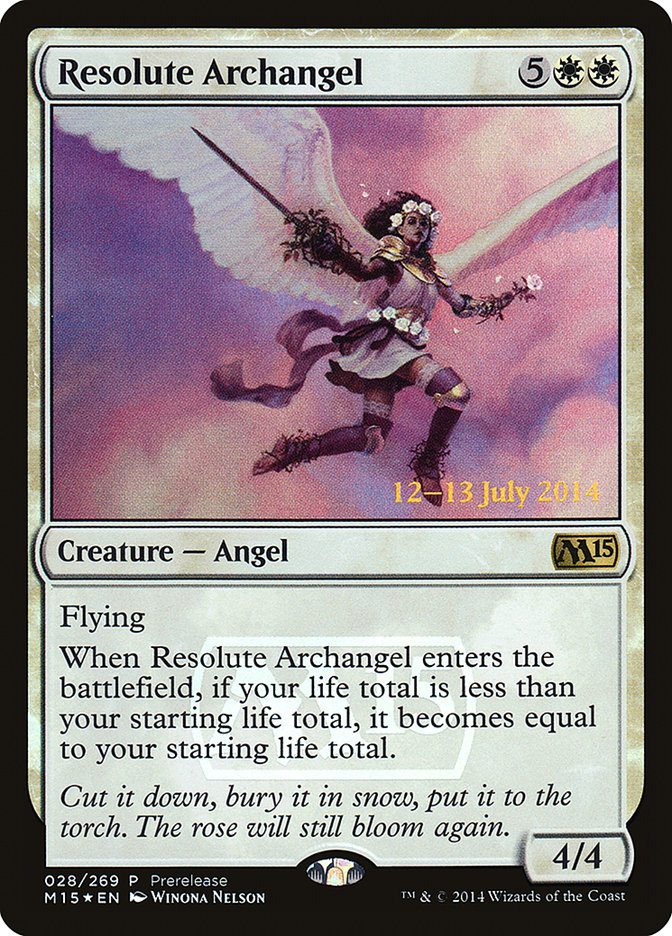 Resolute Archangel [Magic 2015 Prerelease Promos] | Gamers Paradise