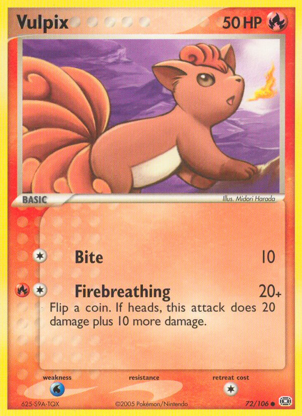 Vulpix (72/106) [EX: Emerald] | Gamers Paradise