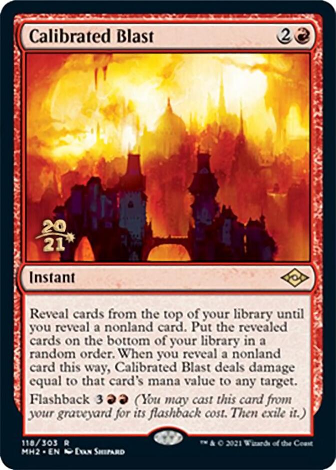 Calibrated Blast [Modern Horizons 2 Prerelease Promos] | Gamers Paradise