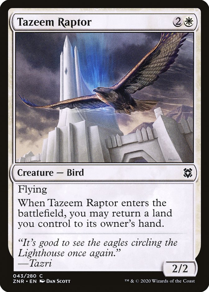 Tazeem Raptor [Zendikar Rising] | Gamers Paradise