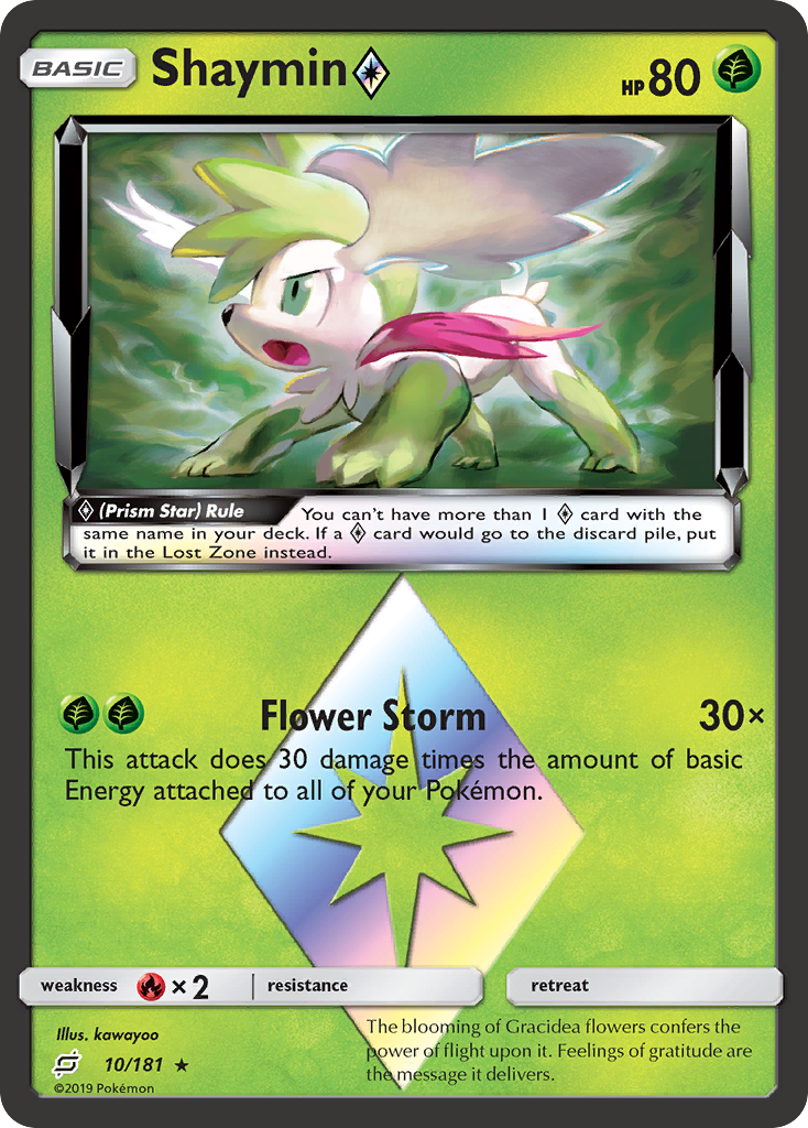 Shaymin (10/181) (Prism Star) [Sun & Moon: Team Up] | Gamers Paradise