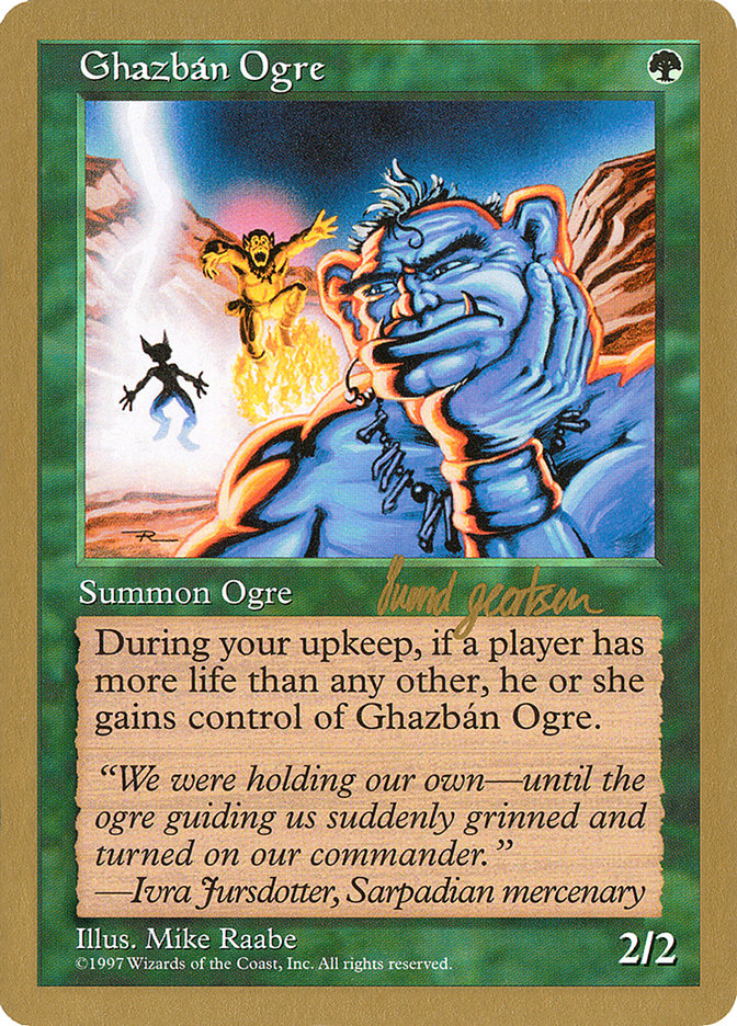 Ghazban Ogre (Svend Geertsen) [World Championship Decks 1997] | Gamers Paradise