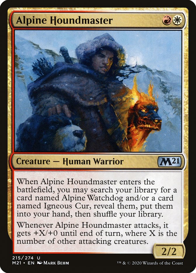 Alpine Houndmaster [Core Set 2021] | Gamers Paradise