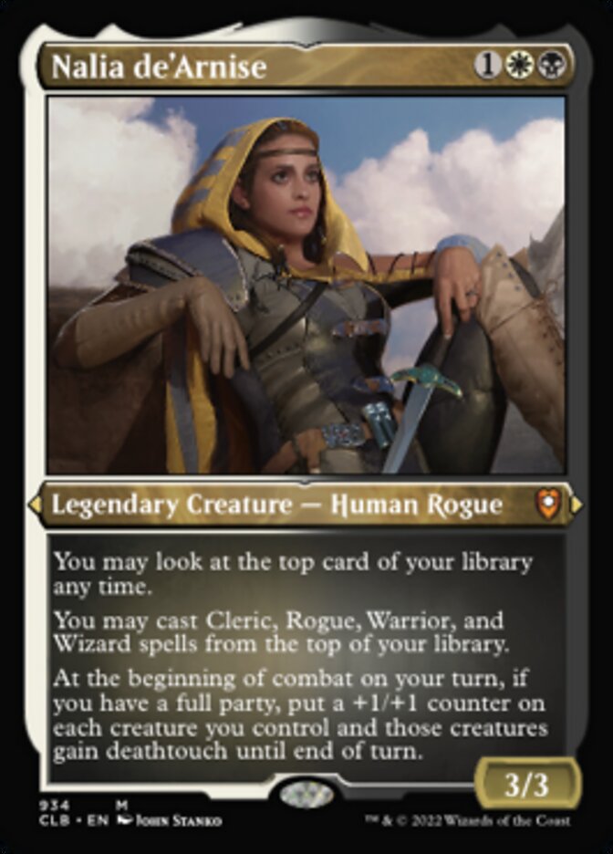 Nalia de'Arnise (Display Commander) (Foil Etched) [Commander Legends: Battle for Baldur's Gate] | Gamers Paradise