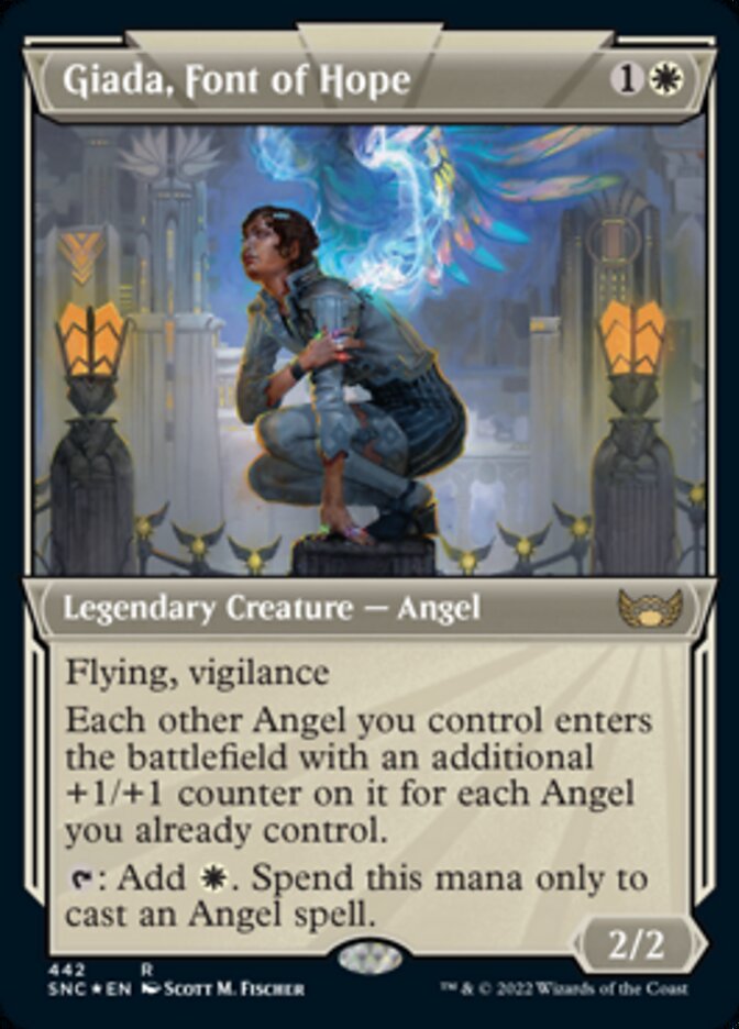 Giada, Font of Hope (Showcase Art Deco Foil Etched) [Streets of New Capenna] | Gamers Paradise