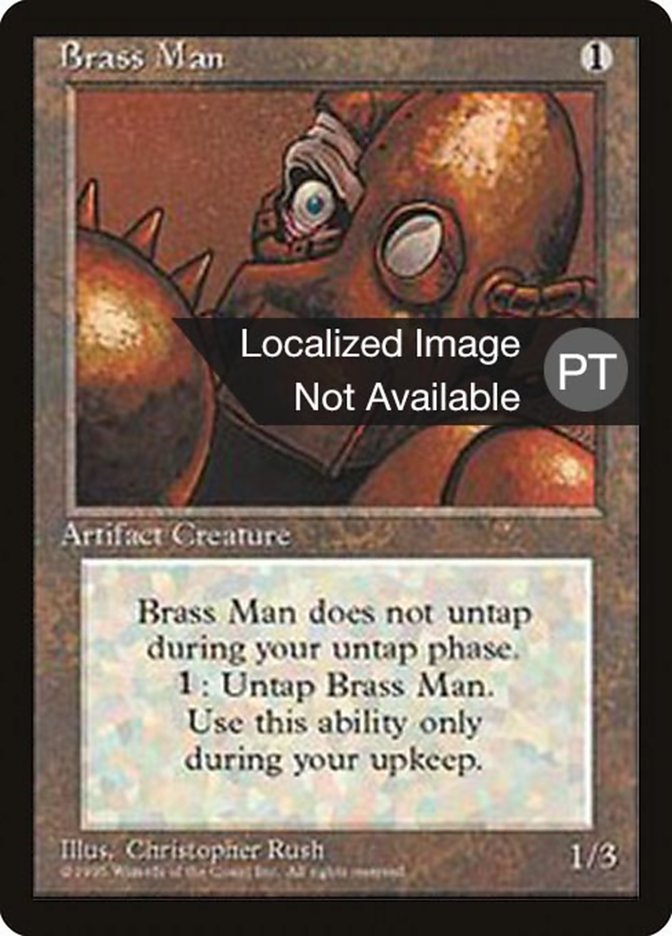 Brass Man [Fourth Edition (Foreign Black Border)] | Gamers Paradise