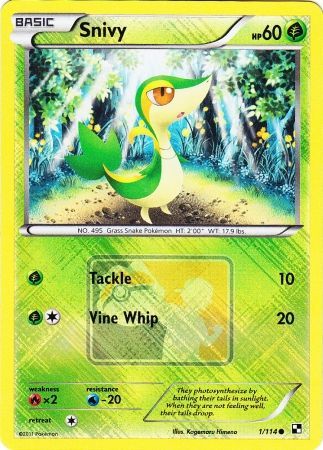 Snivy (1/114) (League Promo) [Black & White: Base Set] | Gamers Paradise