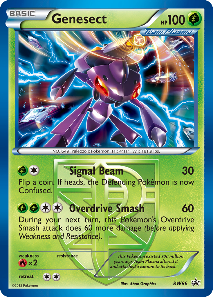 Genesect (BW86) (Team Plasma) [Black & White: Black Star Promos] | Gamers Paradise