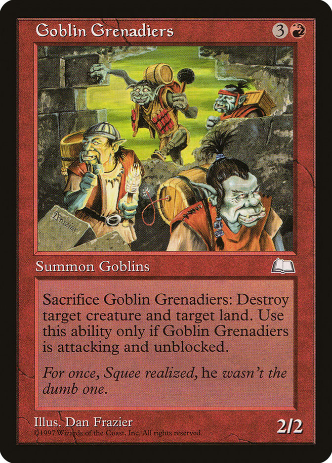 Goblin Grenadiers [Weatherlight] | Gamers Paradise