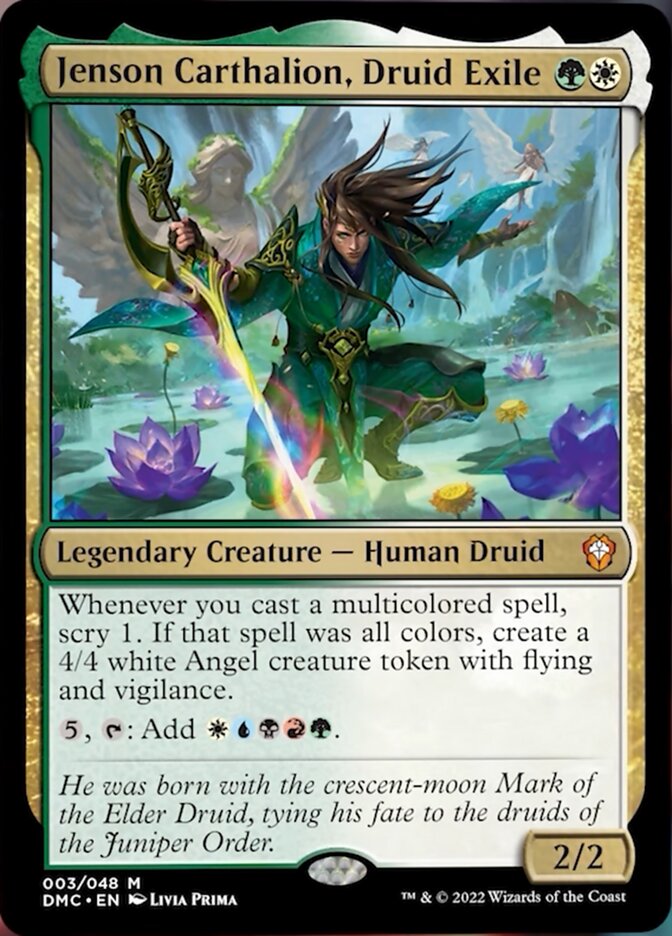 Jenson Carthalion, Druid Exile [Dominaria United Commander] | Gamers Paradise