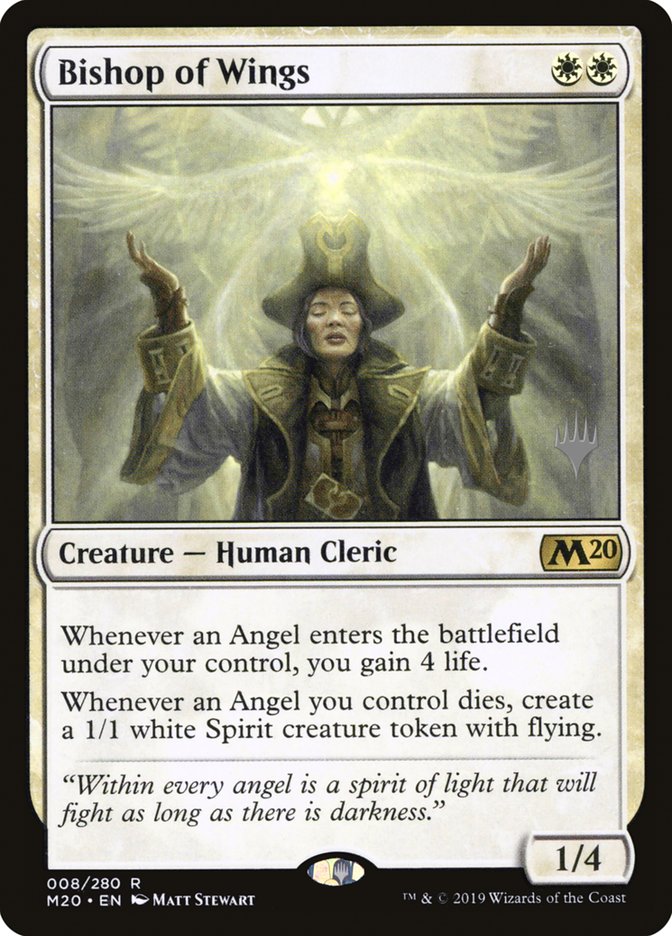 Bishop of Wings (Promo Pack) [Core Set 2020 Promos] | Gamers Paradise