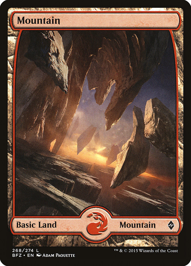 Mountain (268) [Battle for Zendikar] | Gamers Paradise