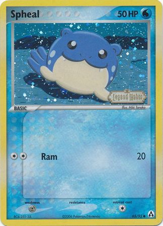 Spheal (65/92) (Stamped) [EX: Legend Maker] | Gamers Paradise