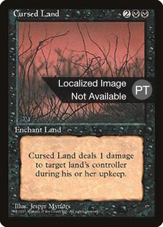 Cursed Land [Fourth Edition (Foreign Black Border)] | Gamers Paradise