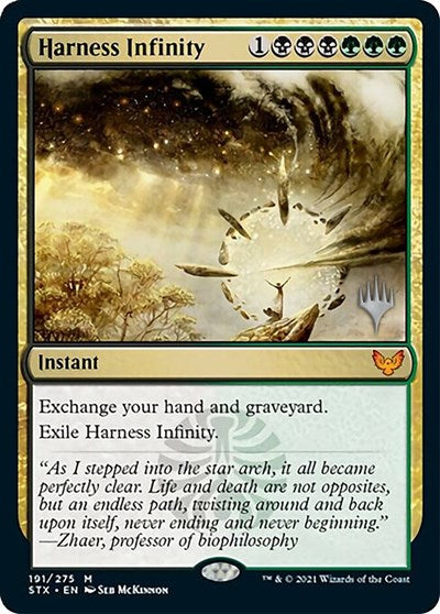 Harness Infinity (Promo Pack) [Strixhaven: School of Mages Promos] | Gamers Paradise