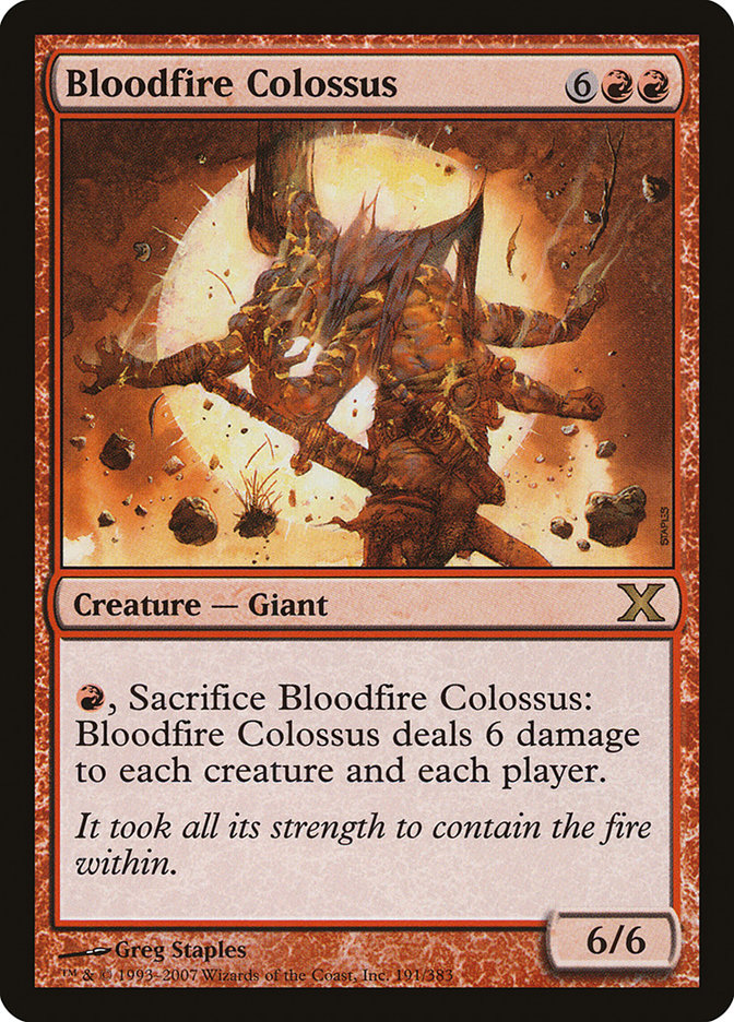 Bloodfire Colossus [Tenth Edition] | Gamers Paradise