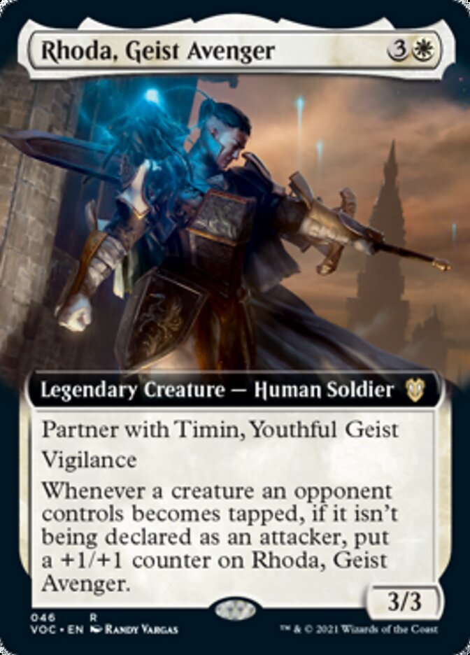 Rhoda, Geist Avenger (Extended Art) [Innistrad: Crimson Vow Commander] | Gamers Paradise