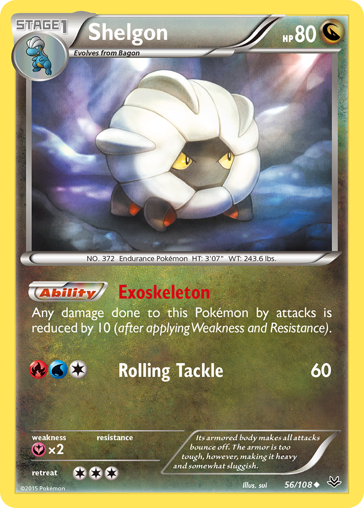 Shelgon (56/108) [XY: Roaring Skies] | Gamers Paradise