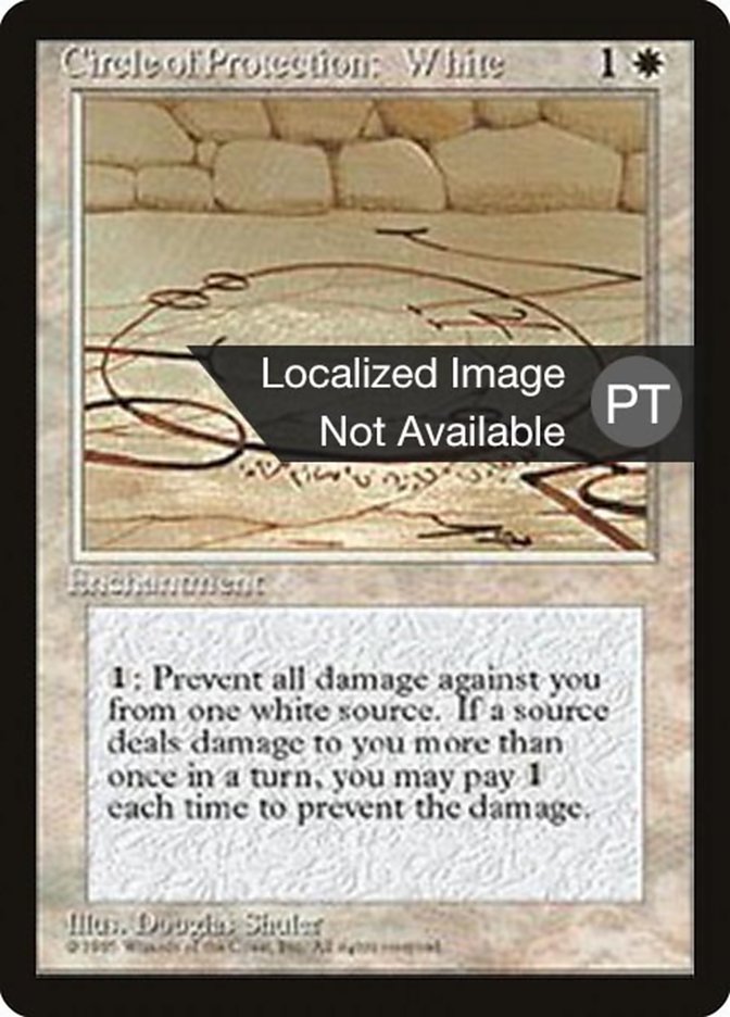 Circle of Protection: White [Fourth Edition (Foreign Black Border)] | Gamers Paradise
