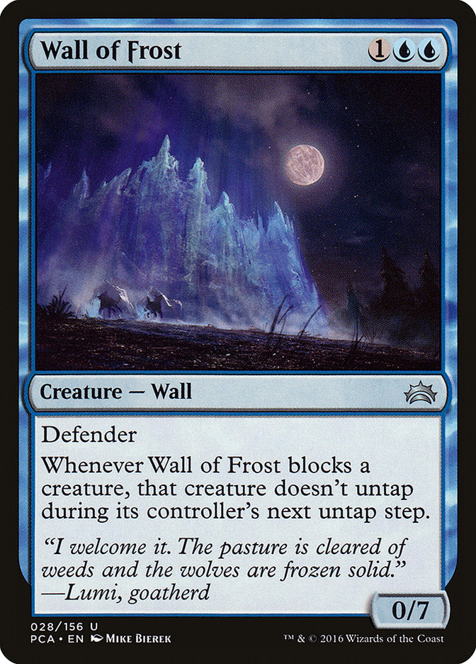 Wall of Frost [Planechase Anthology] | Gamers Paradise