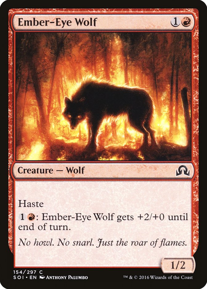 Ember-Eye Wolf [Shadows over Innistrad] | Gamers Paradise