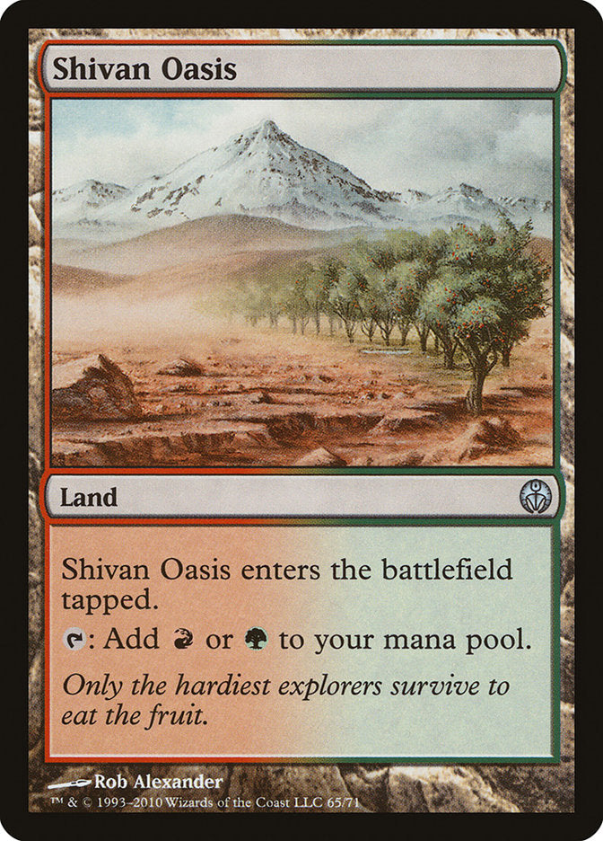 Shivan Oasis [Duel Decks: Phyrexia vs. the Coalition] | Gamers Paradise