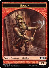 Goblin // Thopter Double-Sided Token (Game Night) [Core Set 2019 Tokens] | Gamers Paradise