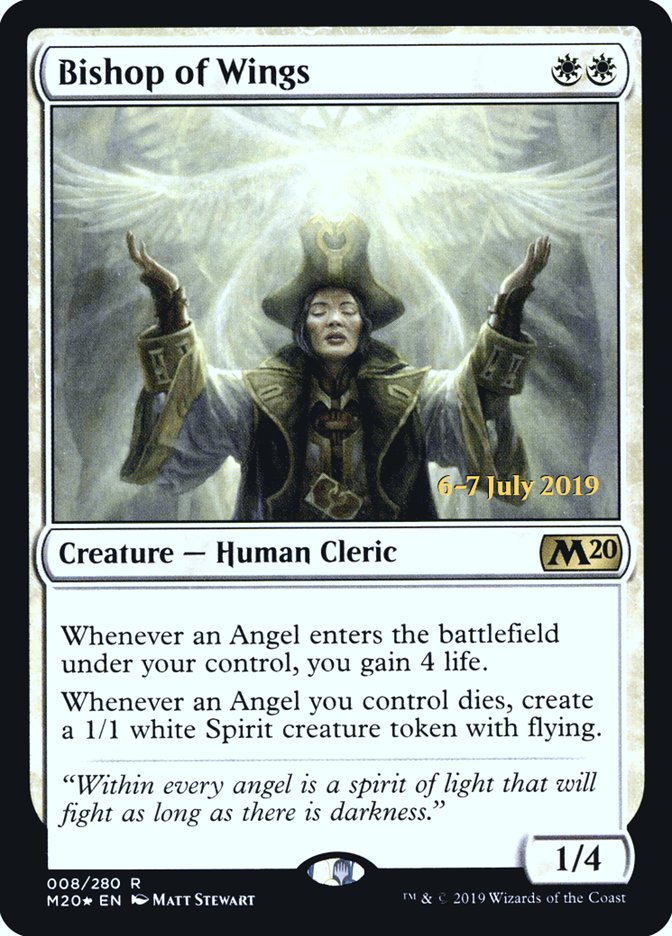 Bishop of Wings [Core Set 2020 Prerelease Promos] | Gamers Paradise